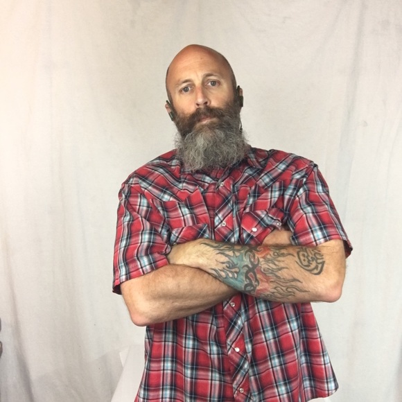 Wrangler Other - Short Sleeve Plaid Pearl Snap